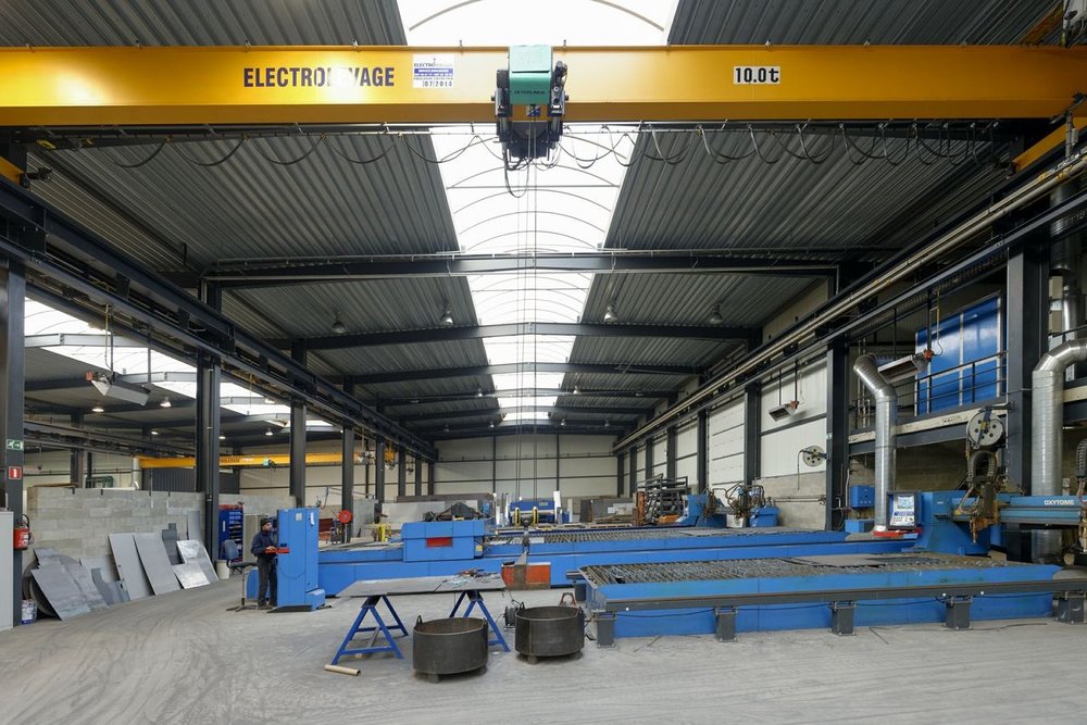Des ponts roulants Verlinde équipent tous les ateliers de Belgium Metal